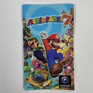 Mario Party 7 Manual Only — Nintendo GameCube